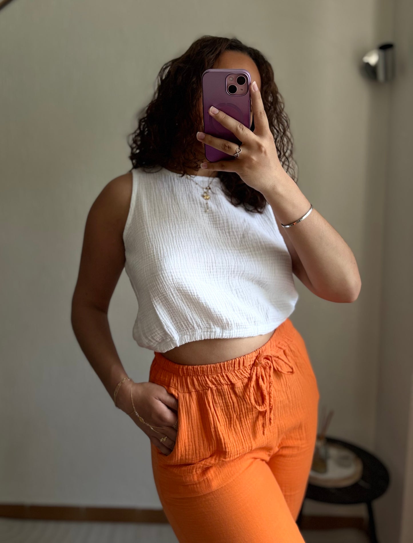Top Shevï - Blanc