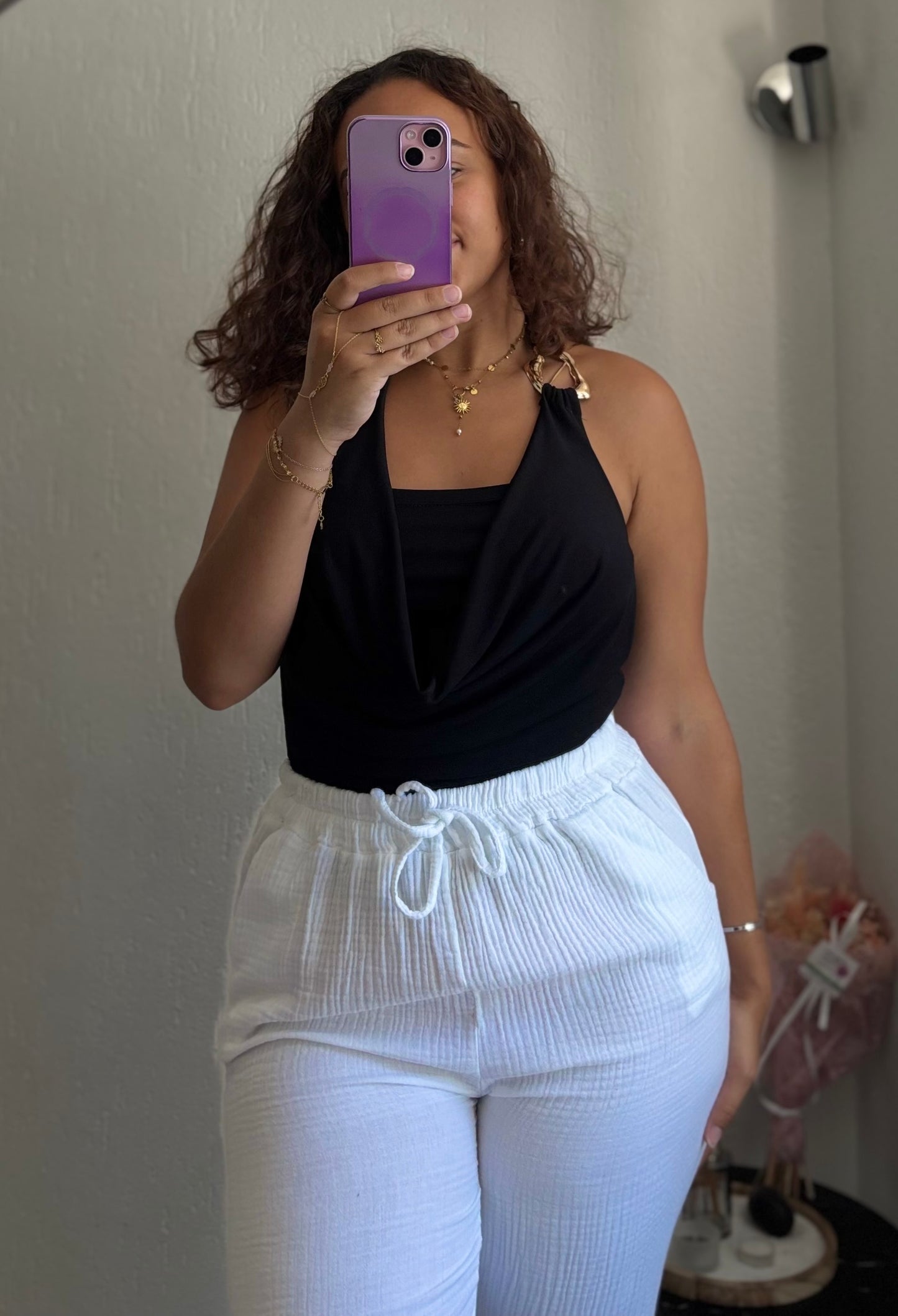 Top Naïma - Noir
