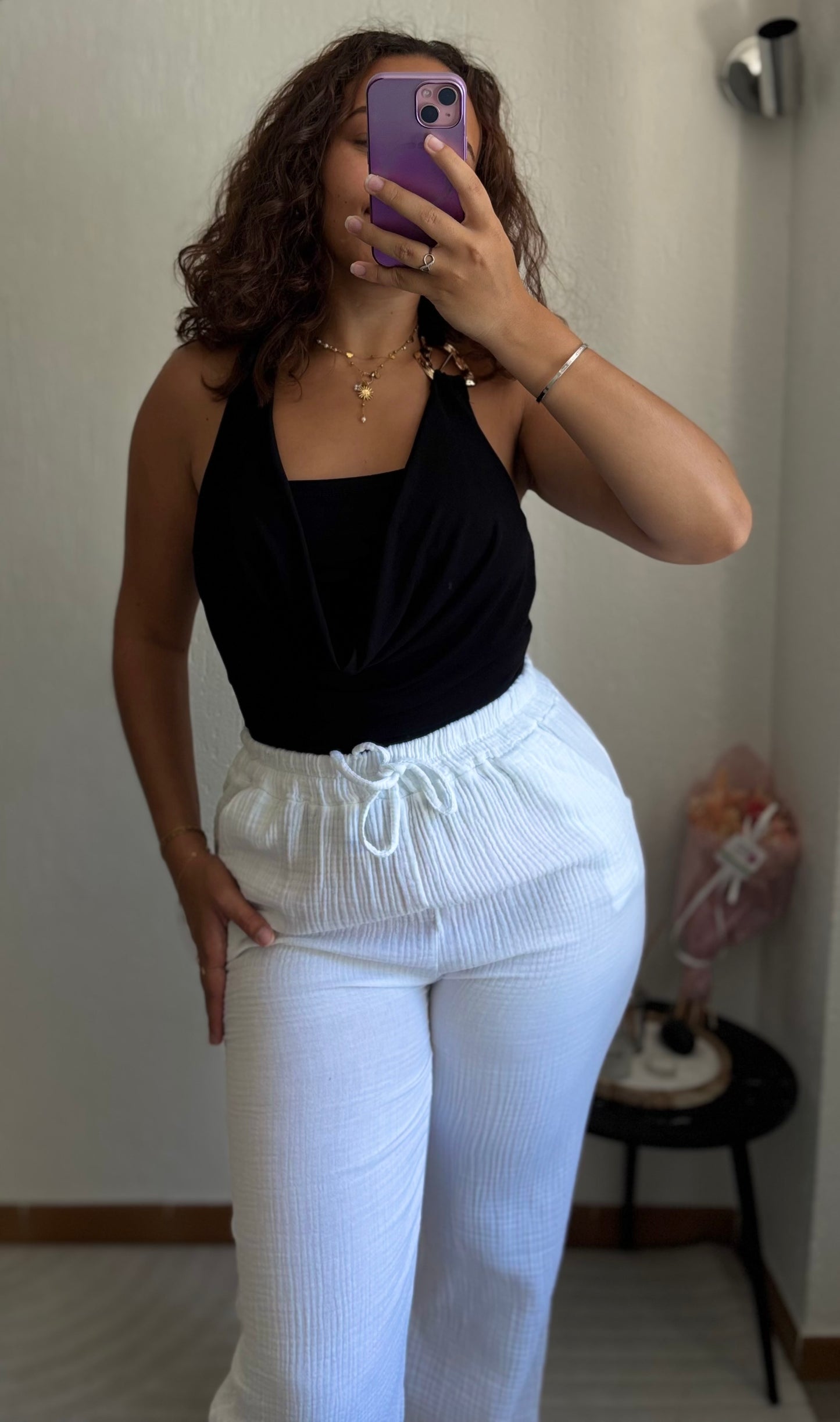 Top Naïma - Noir