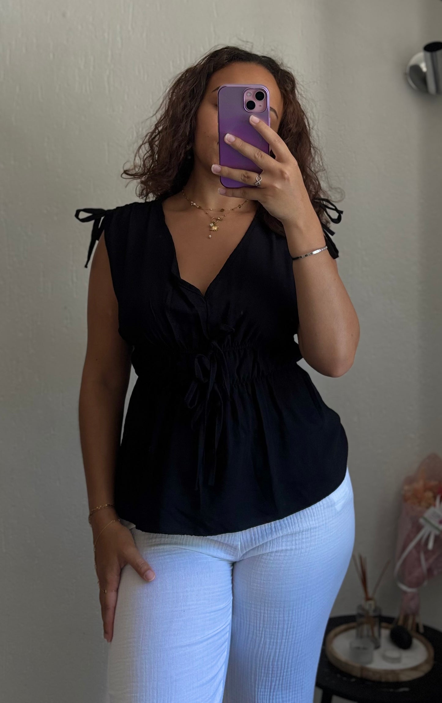 Top Kaelle - Noir