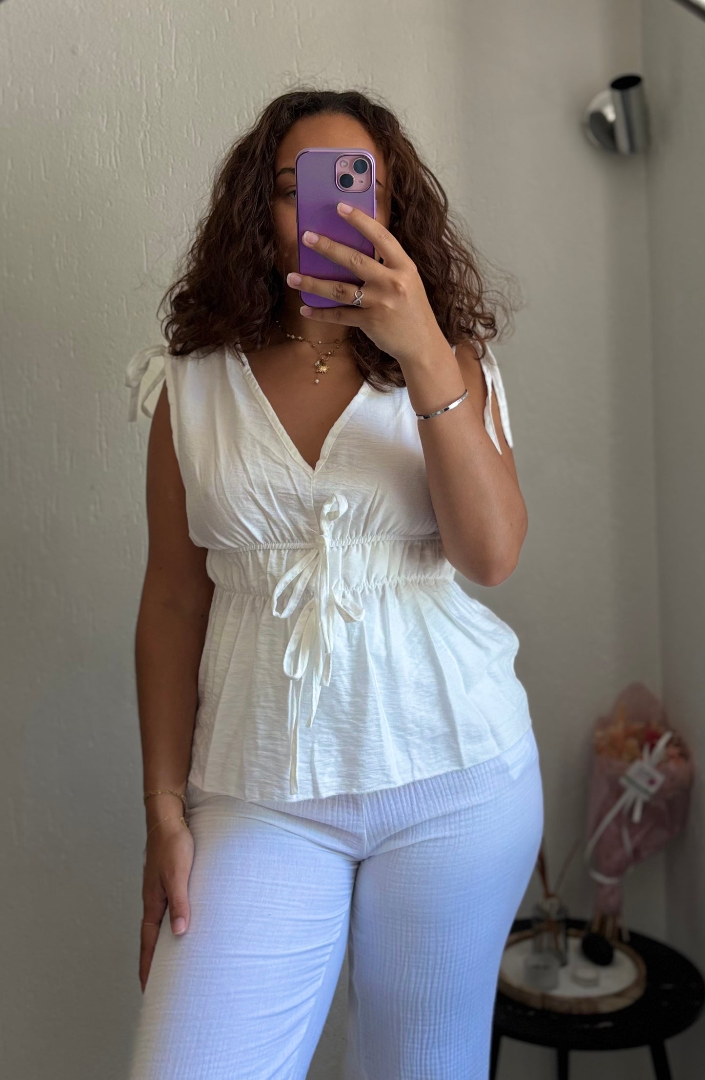 Top Kaelle - Blanc