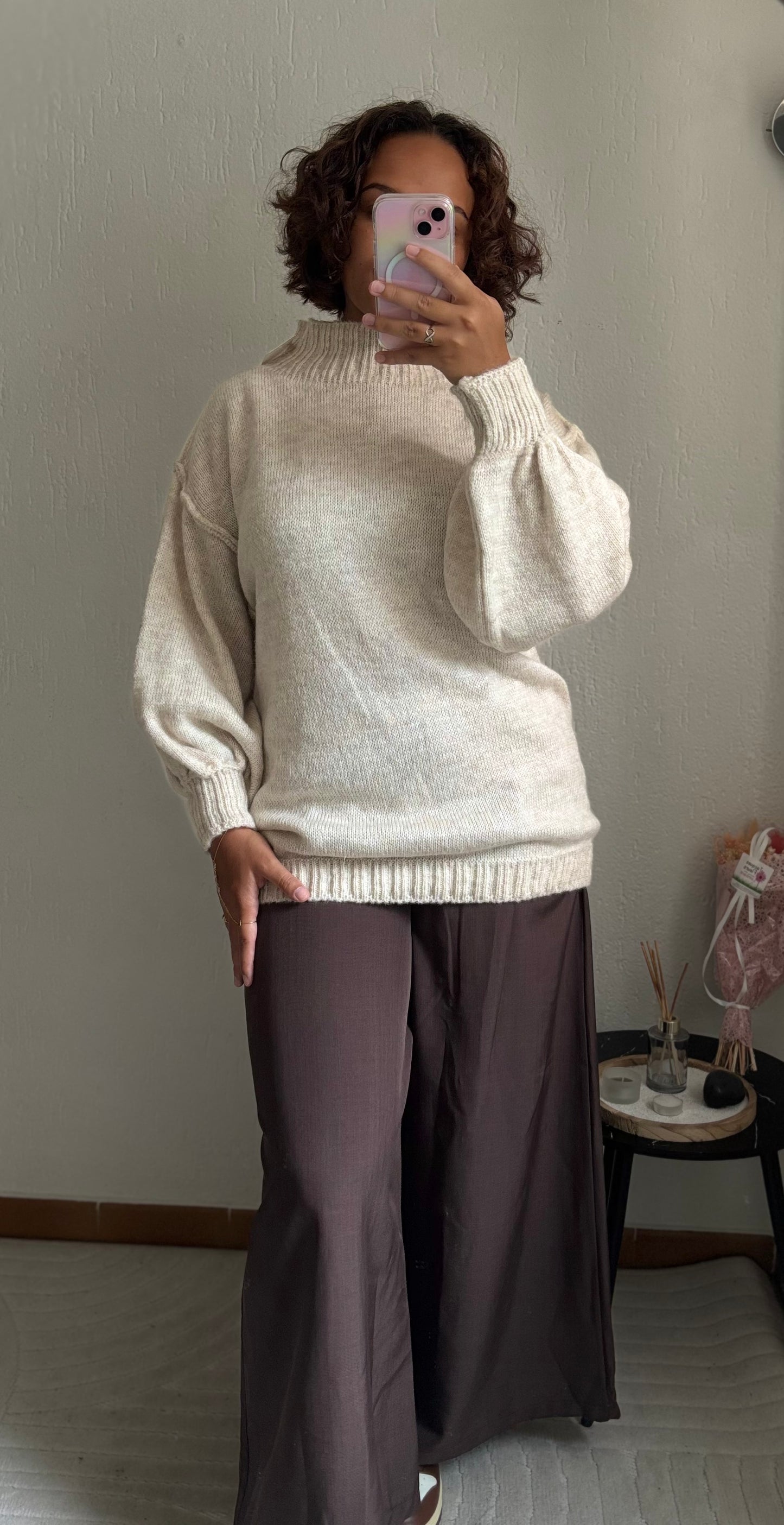 Pull Oversize Lina - Beige
