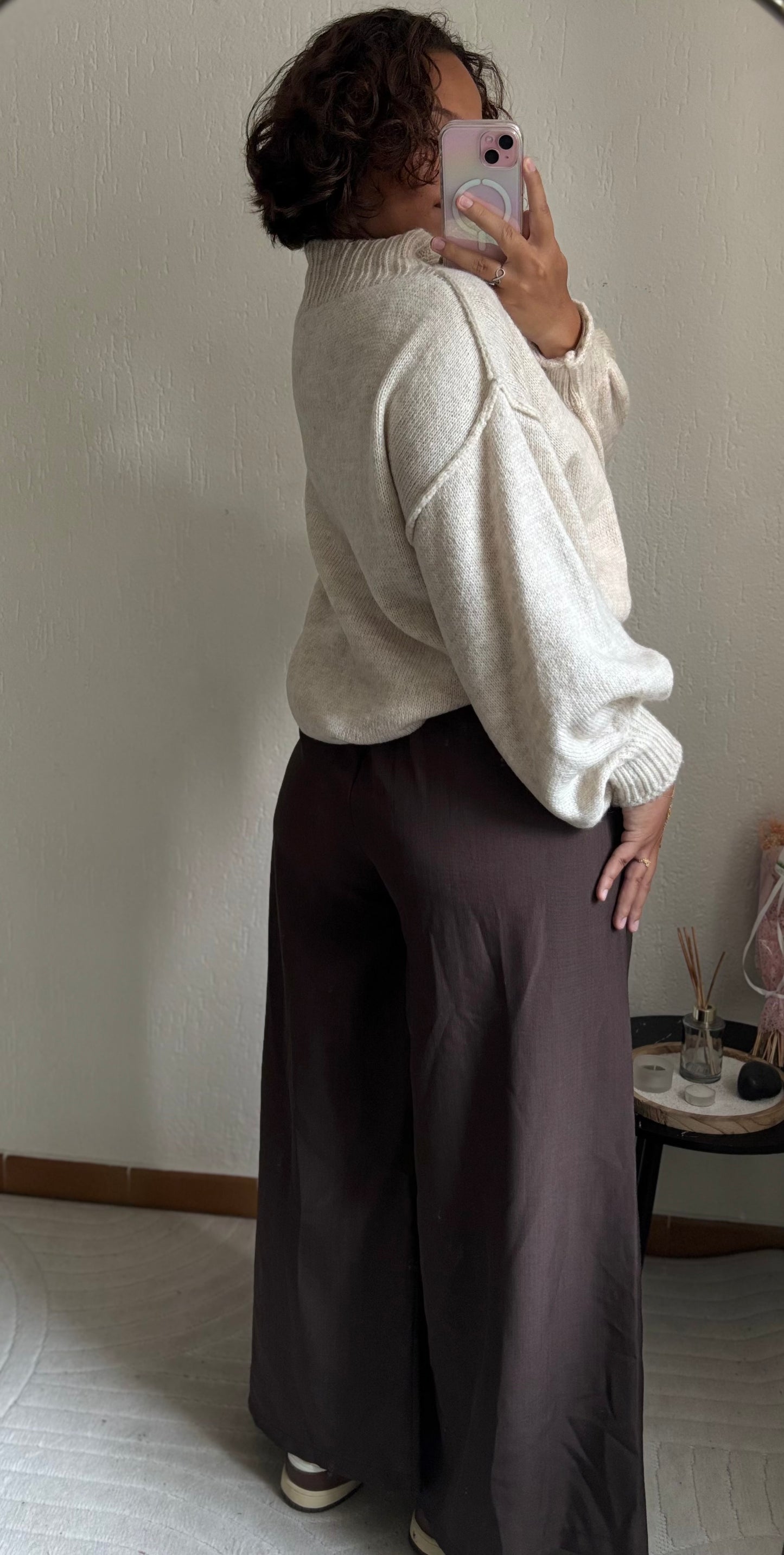 Pull Oversize Lina - Beige