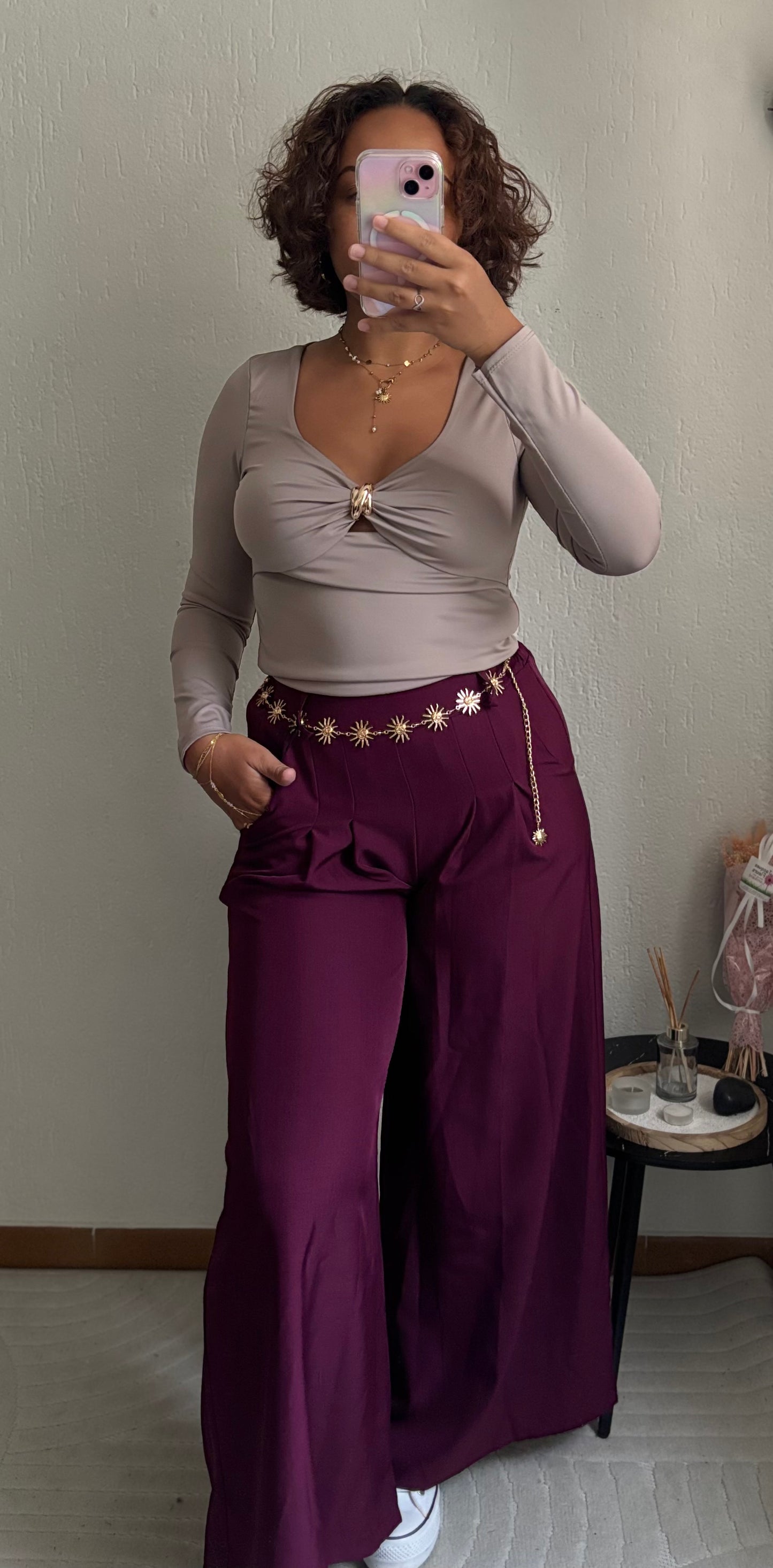 Top Eréna - Taupe