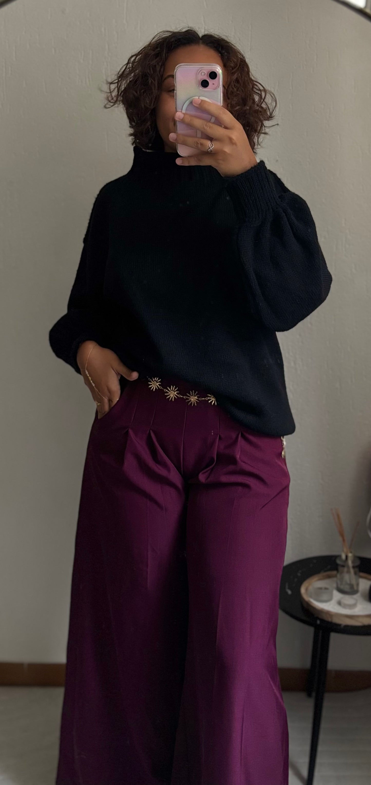 Pull Oversize Lina - Noir