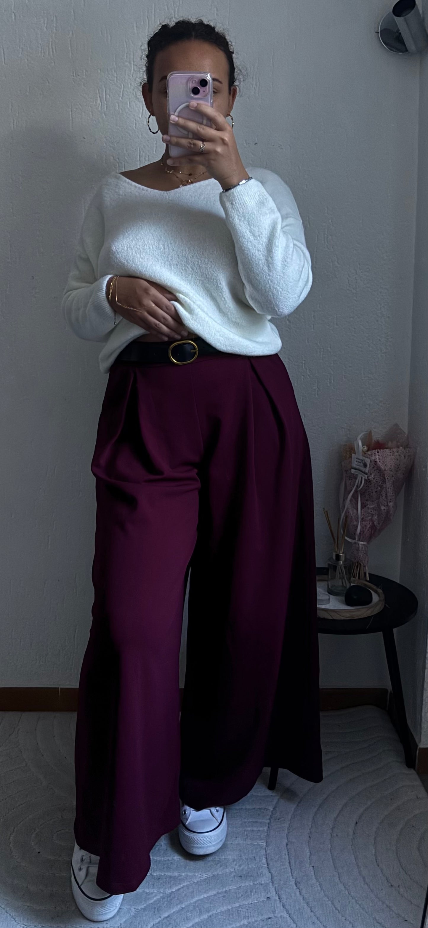 Pantalon Selma - Bordeaux