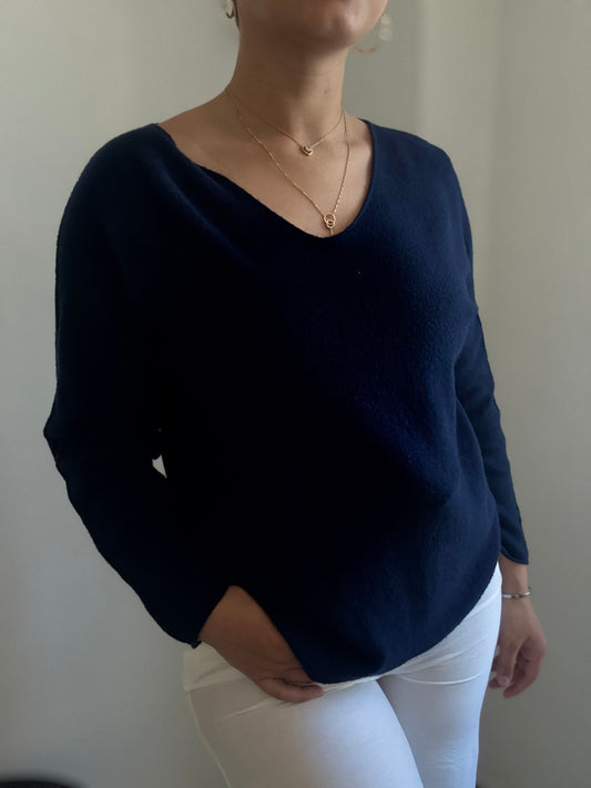 Pull Inès - Bleu foncé