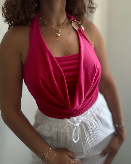 Top Naïma - Rose Fuschia