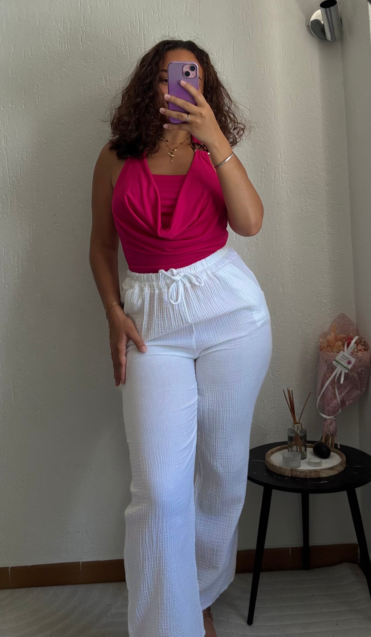 Top Naïma - Rose Fuschia
