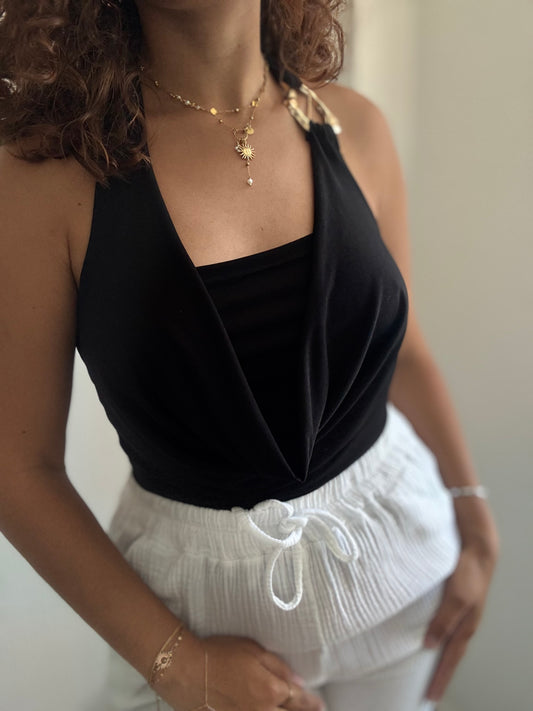 Top Naïma - Noir