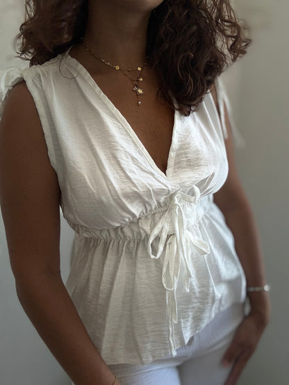 Top Kaelle - Blanc