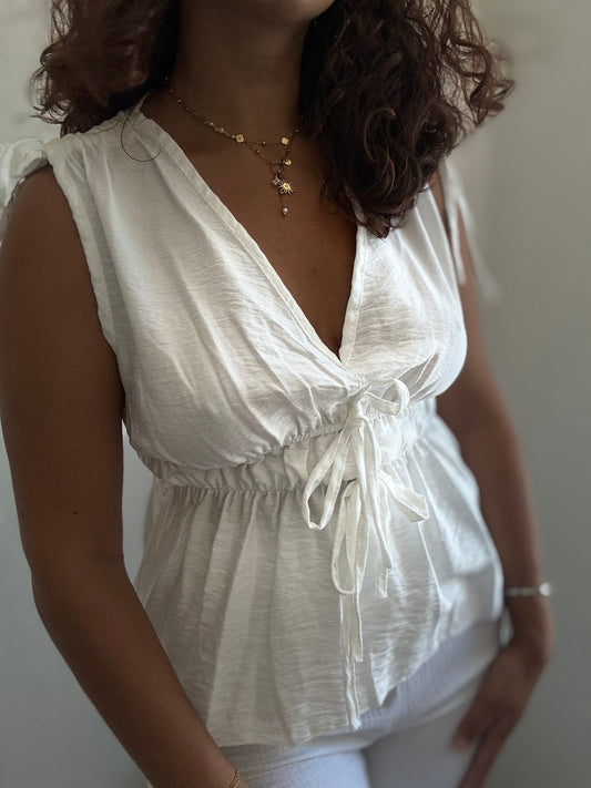Top Kaelle - Blanc