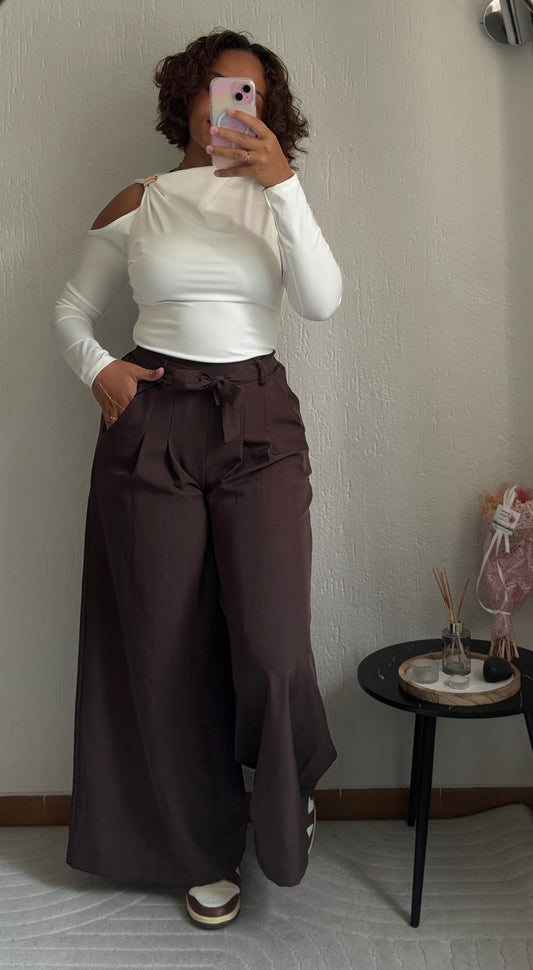 Pantalon Kelly Marron