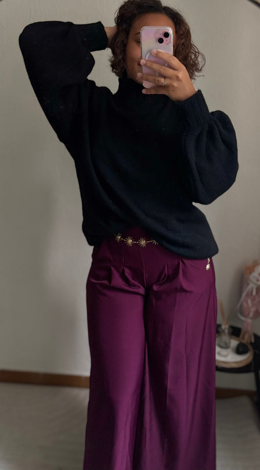 Pull Oversize Lina - Noir