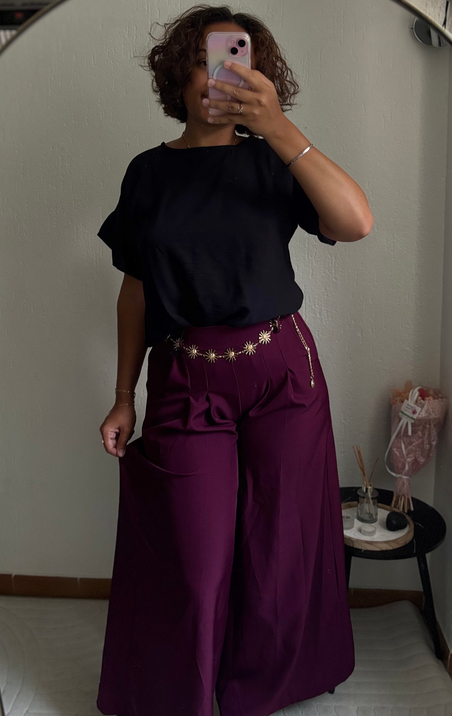 Pantalon Kelly Bordeaux