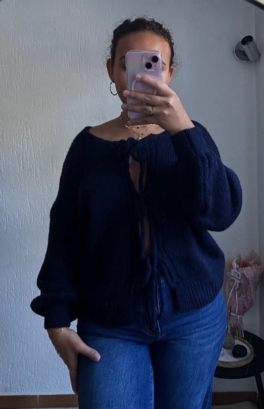 Cardigan Noélia - Bleu