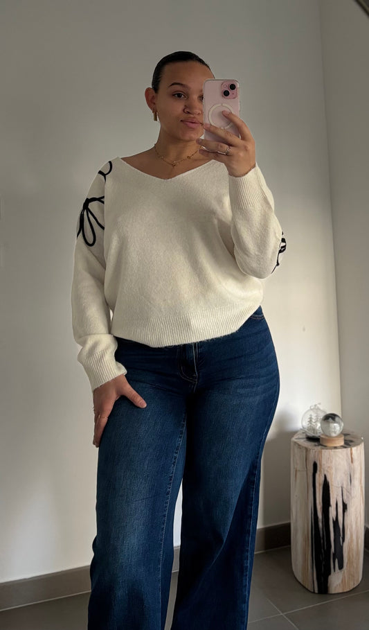 Pull Oleana - Blanc