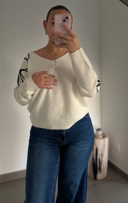 Pull Oleana - Blanc